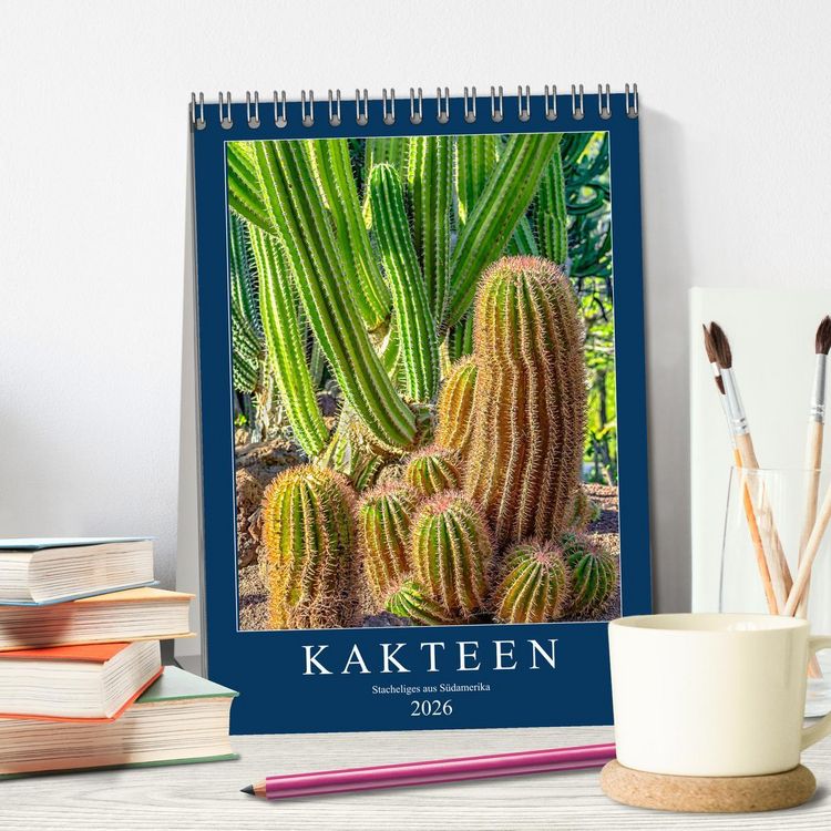 Produktbild: Kakteen - Stacheliges aus S&uuml;damerika (Tischkalender 2026 DIN A5 hoch), CALVENDO Monatskalender