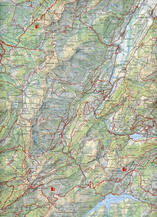 Produktbild: 262T Rochers de Naye Wanderkarte