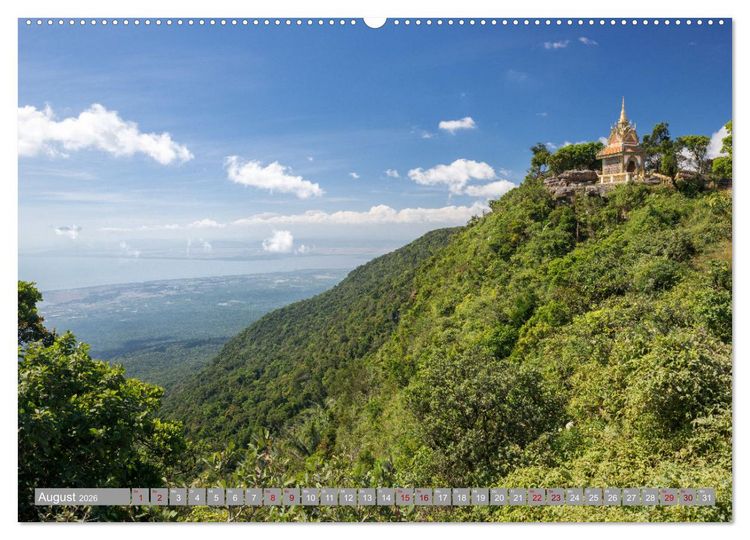 Produktbild: KAMBODSCHA - Im Reich der Khmer (hochwertiger Premium Wandkalender 2026 DIN A2 quer), Kunstdruck in Hochglanz
