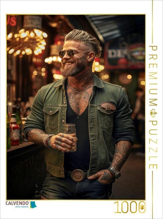 Produktbild: CALVENDO Puzzle Tattoos | 1000 Teile Lege-Gr&ouml;&szlig;e 64x48cm Foto-Puzzle f&uuml;r gl&uuml;ckliche Stunden