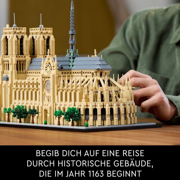 Produktbild: LEGO Architecture Notre-Dame de Paris, Architektur Modellbausatz 21061