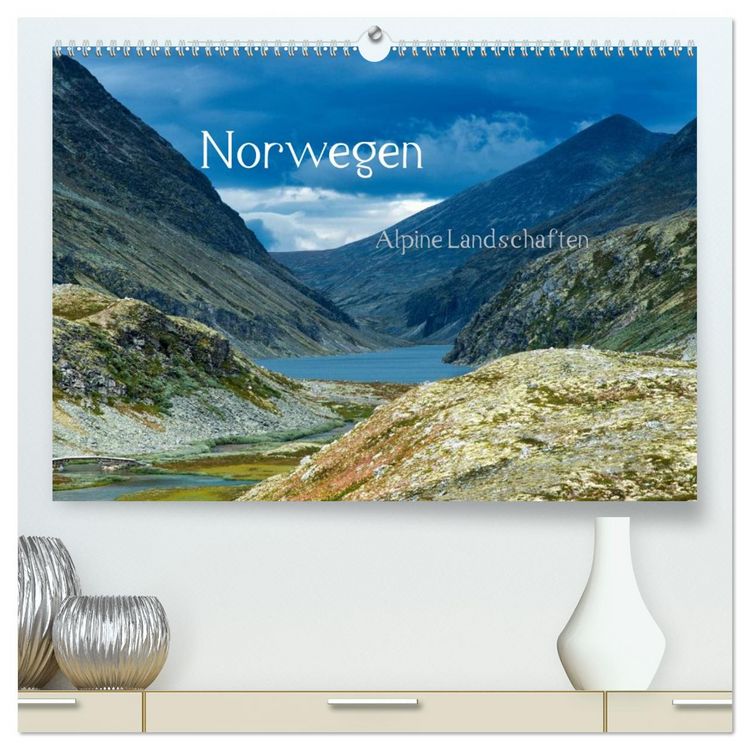 Produktbild: Norwegen - Alpine Landschaften (hochwertiger Premium Wandkalender 2026 DIN A2 quer), Kunstdruck in Hochglanz