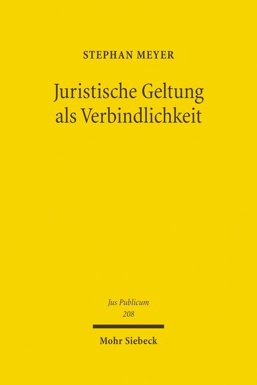 Produktbild: Juristische Geltung als Verbindlichkeit