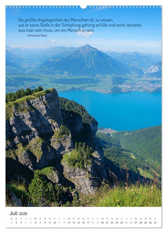 Produktbild: Christliche Natur-Poster 2026 (hochwertiger Premium Wandkalender 2026 DIN A2 hoch), Kunstdruck in Hochglanz