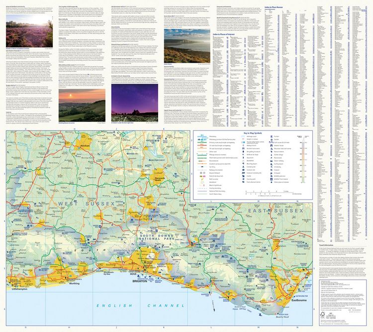 Produktbild: South Downs National Park Pocket Map