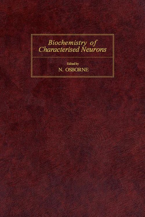 Produktbild: Biochemistry of Characterised Neurons