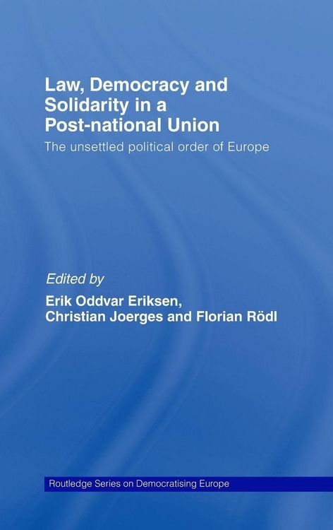 Produktbild: Law, Democracy and Solidarity in a Post-national Union