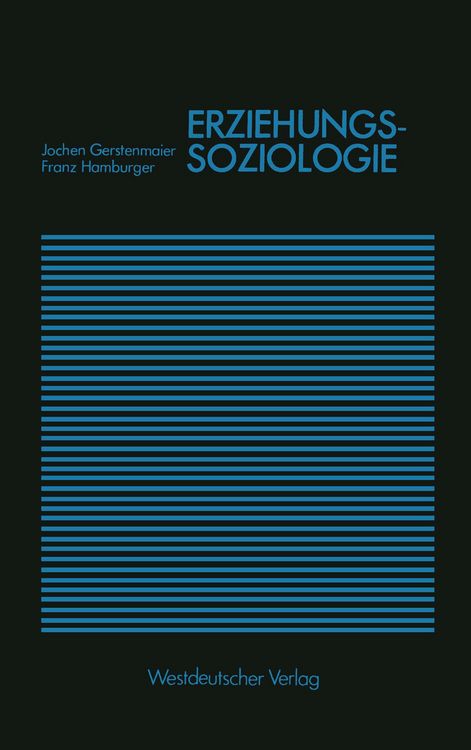 Produktbild: Erziehungssoziologie