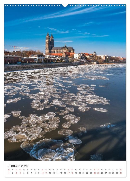 Produktbild: Magdeburg - Die sch&ouml;nsten Momente (Wandkalender 2026 DIN A2 hoch), CALVENDO Monatskalender