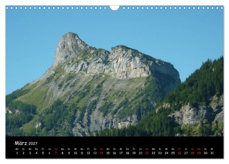 Produktbild: Alpenwelten (Wandkalender 2027 DIN A3 quer), CALVENDO Monatskalender