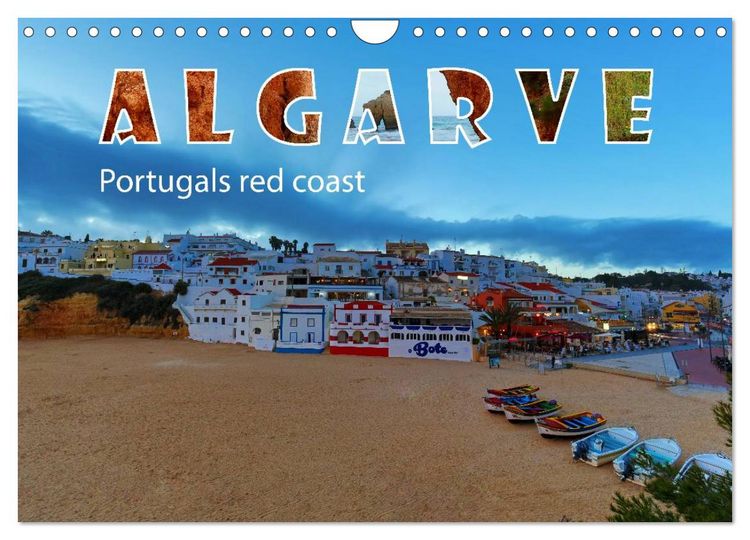 Produktbild: ALGARVE Portugals red coast (Wall Calendar 2026 DIN A4 landscape), CALVENDO 12 Month Wall Calendar