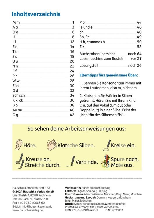 Produktbild: Mein &Uuml;bungsheft Lesen 1. Klasse: Vom Buchstaben zum Wort