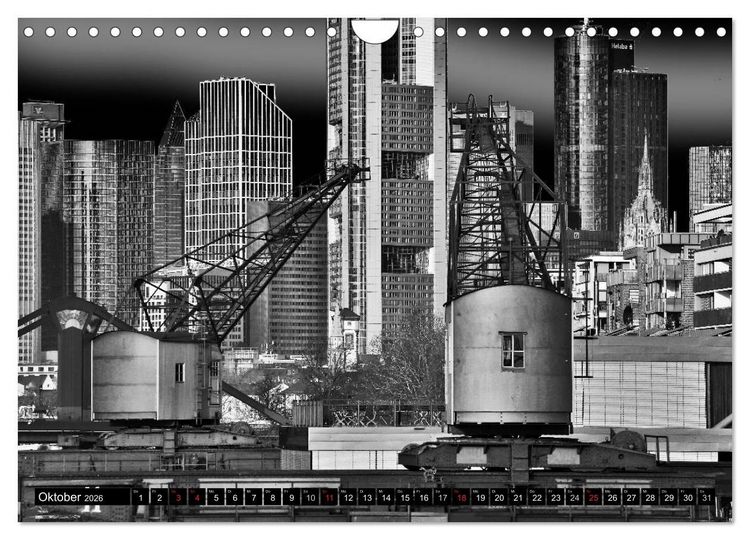 Produktbild: Faszination Frankfurter Architektur (Wandkalender 2026 DIN A4 quer), CALVENDO Monatskalender