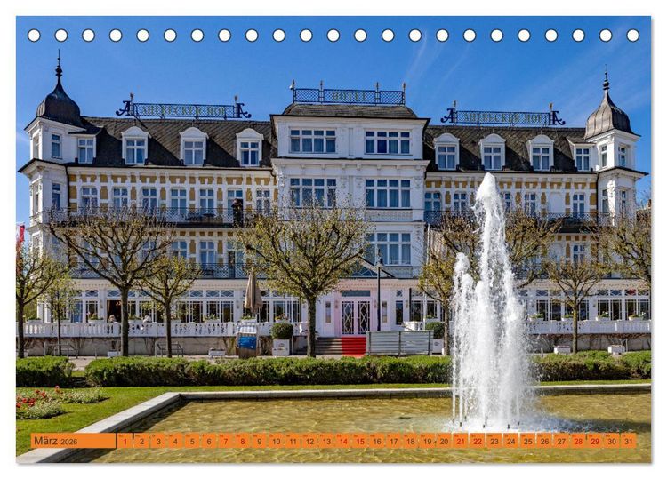 Produktbild: Mein Kaiserbad Ahlbeck (Tischkalender 2026 DIN A5 quer), CALVENDO Monatskalender