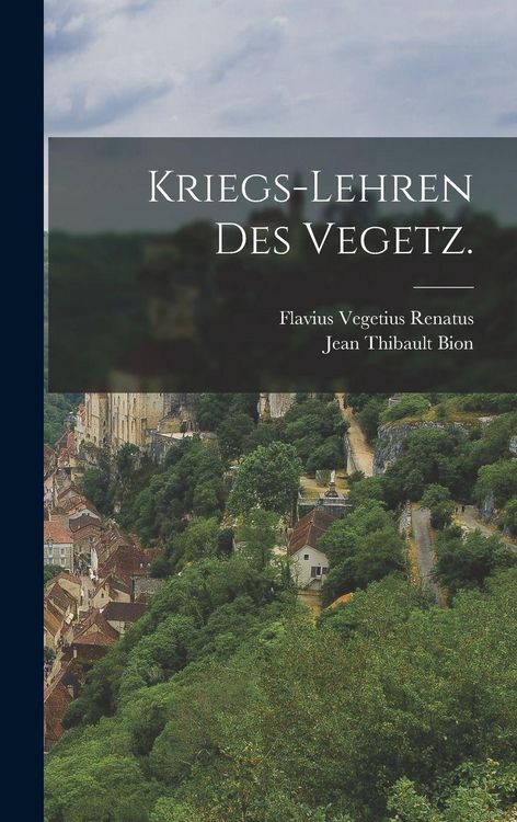 Produktbild: Kriegs-Lehren des Vegetz.