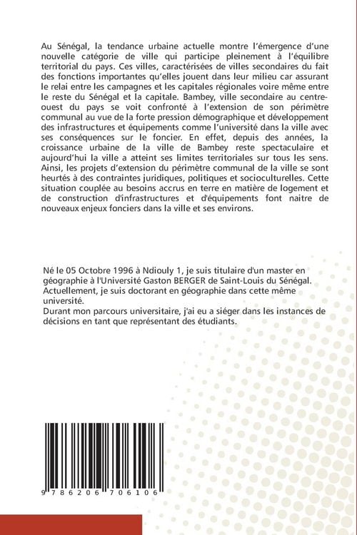 Produktbild: Dynamiques urbaines et enjeux fonciers dans les villes secondaires