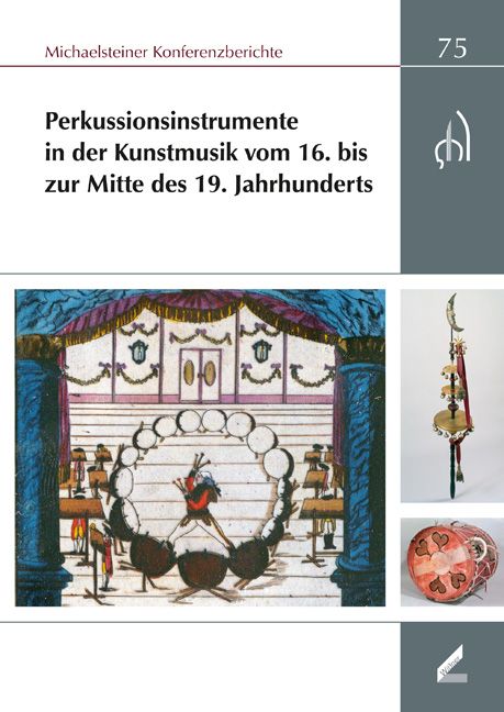 Produktbild: Perkussionsinstrumente in der Kunstmusik vom 16. bis zur Mitte des 19. Jahrhunderts