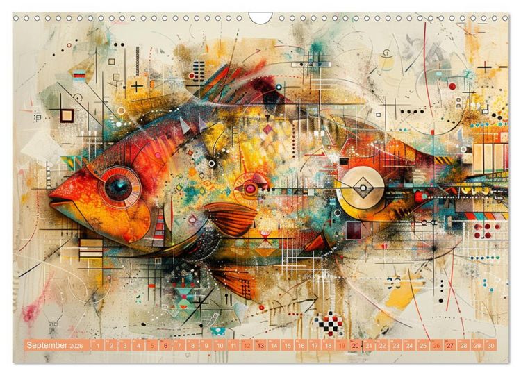 Produktbild: Nu abba Budder bei die Fische! (Wandkalender 2026 DIN A3 quer), CALVENDO Monatskalender