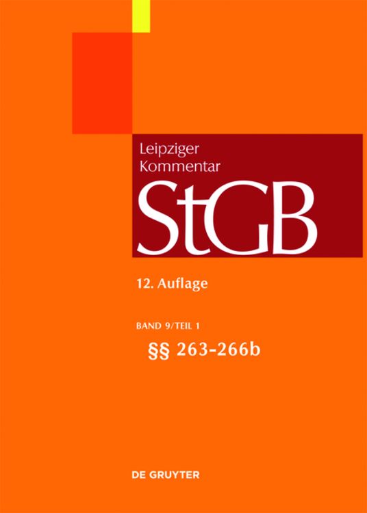 Produktbild: &sect;&sect; 263-266b