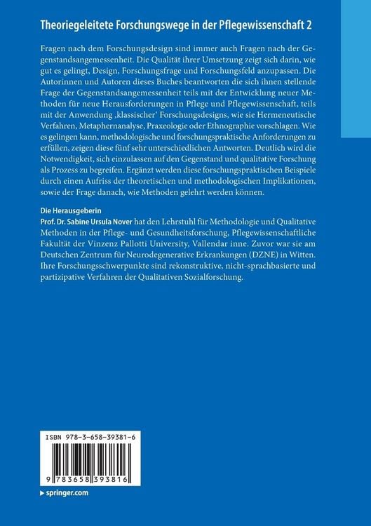 Produktbild: Theoriegeleitete Forschungswege in der Pflegewissenschaft 2