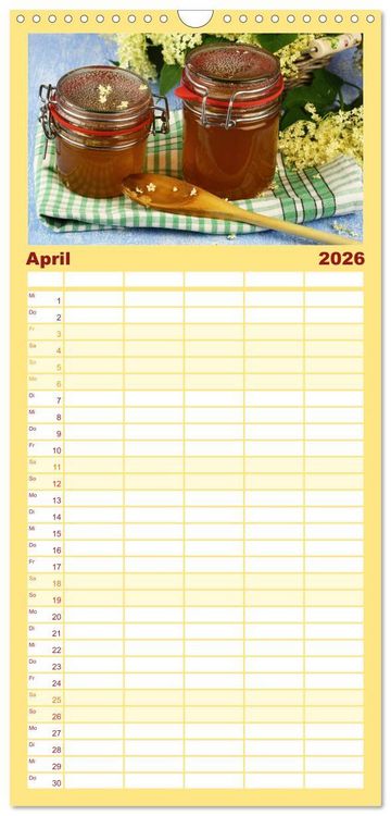 Produktbild: Familienplaner 2026 - Großmutter´s Küche mit 5 Spalten (Wandkalender, 21 x 45 cm) CALVENDO