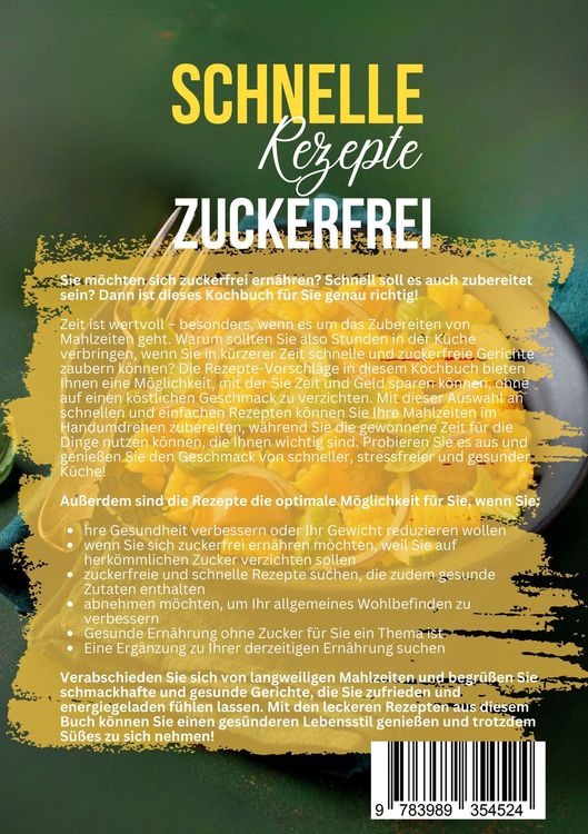 Produktbild: Schnelle Rezepte zuckerfrei