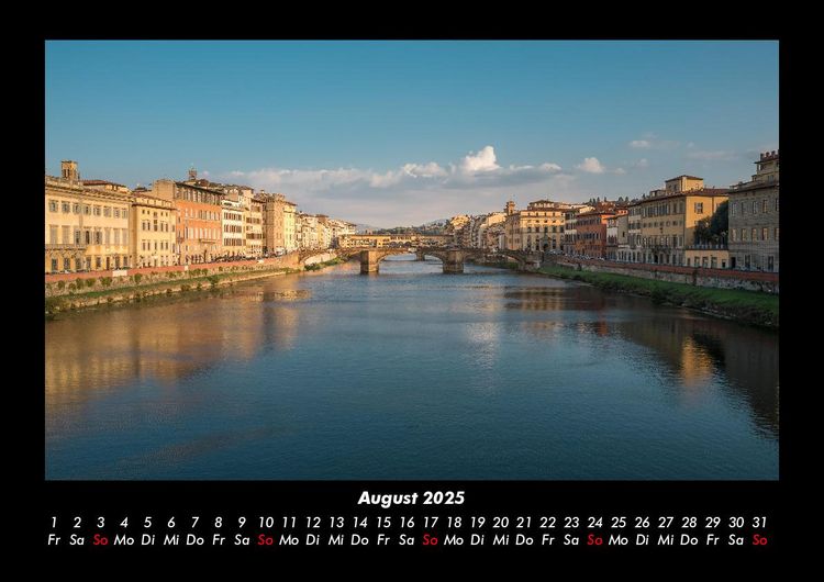 Produktbild: Florenz 2025 Fotokalender DIN A3