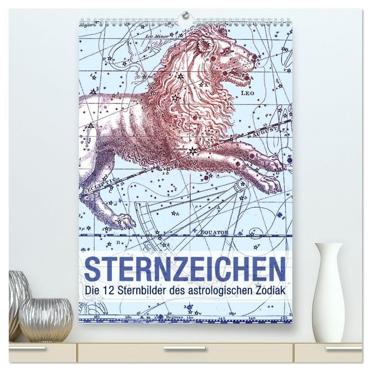 Produktbild: Sternzeichenkalender (hochwertiger Premium Wandkalender 2026 DIN A2 hoch), Kunstdruck in Hochglanz