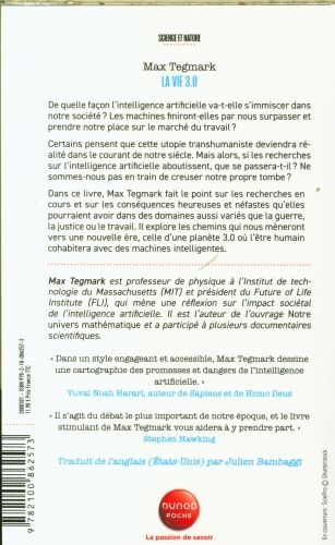 Produktbild: La vie 3.0 : &ecirc;tre humain &agrave; l'&egrave;re de l'intelligence artificielle