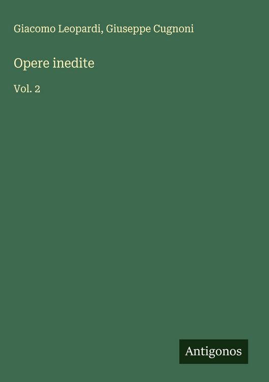 Produktbild: Opere inedite