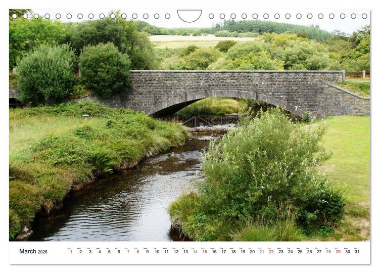 Produktbild: Charming - Mystic Devon Dartmoor, South England (Wall Calendar 2026 DIN A4 landscape), CALVENDO 12 Month Wall Calendar