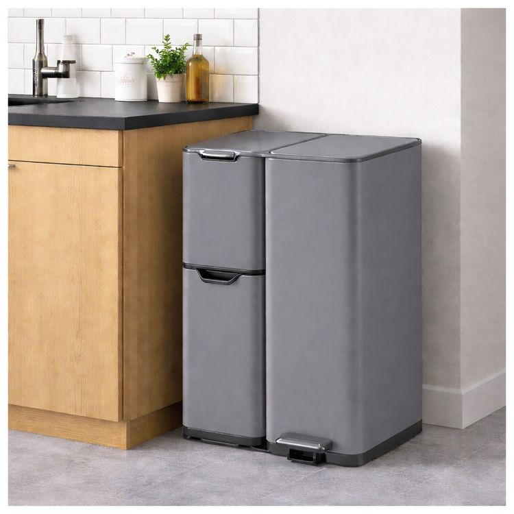 Produktbild: HTI-Living M&uuml;lltrennsystem Jannik 60 Liter M&uuml;lltrennsystem Jannik 60 Liter