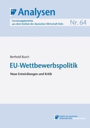 Produktbild: EU-Wettbewerbspolitik