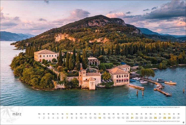 Produktbild: Gardasee Globetrotter Kalender 2027 - Von romantischen Buchten und malerischen Orten