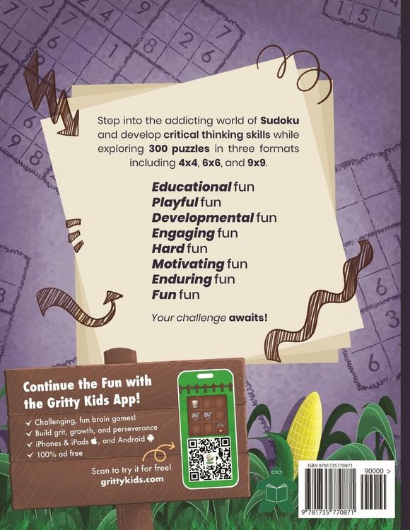 Produktbild: Sudoku Puzzles for Gritty Kids