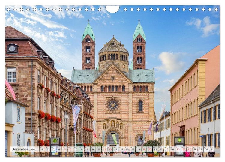 Produktbild: Speyer Impressionen (Wandkalender 2026 DIN A4 quer), CALVENDO Monatskalender