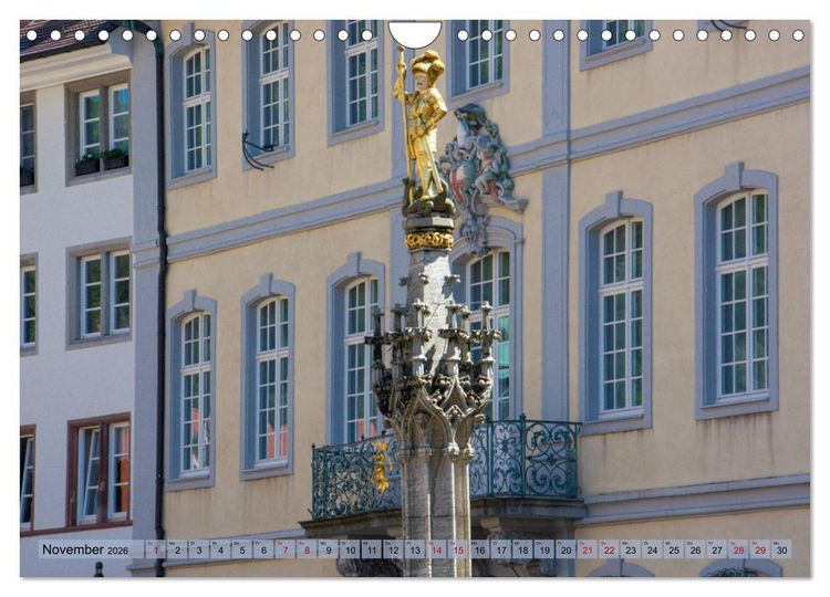 Produktbild: Freiburg im Breisgau - Die Schwarzwaldmetropole (Wandkalender 2026 DIN A4 quer), CALVENDO Monatskalender