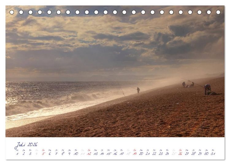 Produktbild: Jurassic K&uuml;ste - S&uuml;dengland (Tischkalender 2026 DIN A5 quer), CALVENDO Monatskalender