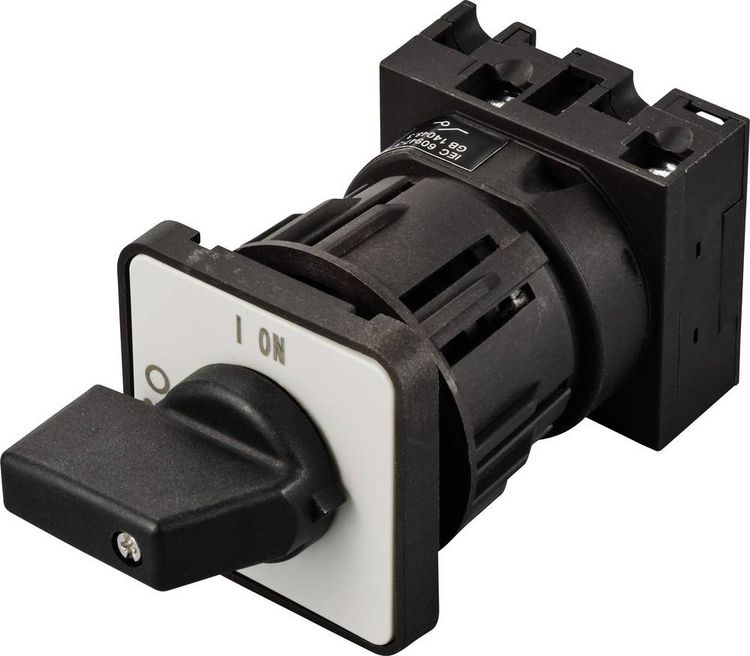 Produktbild: TRU COMPONENTS TC-LW40-20 C02/1C48I Nockenschalter 20A 690V 1 x 90&deg; Schwarz, Grau 1St.