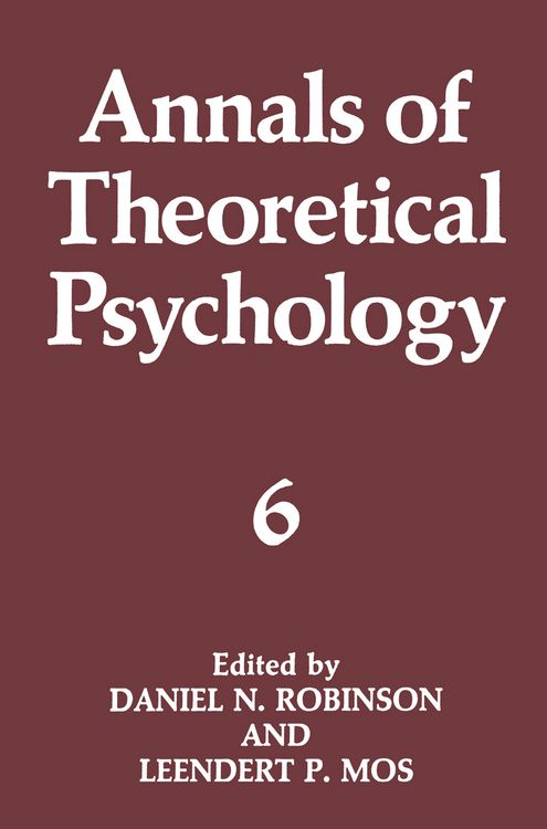 Produktbild: Annals of Theoretical Psychology