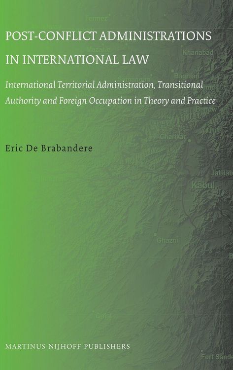 Produktbild: Post-conflict Administrations in International Law