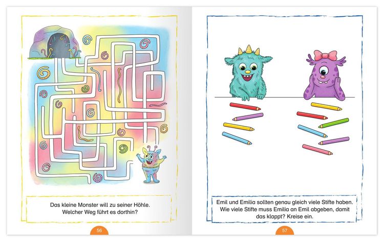 Produktbild: Mein monsterstarkes Vorschulbuch