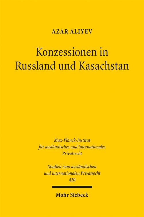 Produktbild: Konzessionen in Russland und Kasachstan