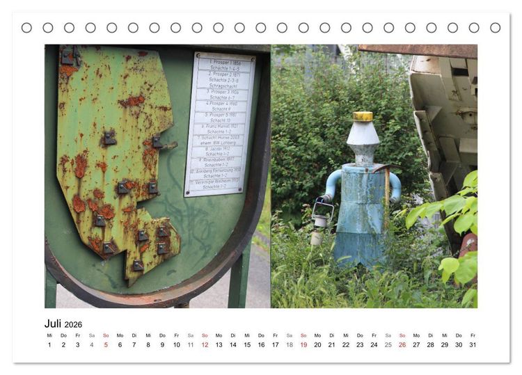Produktbild: Zeche Prosper-Haniel Bottrop (Tischkalender 2026 DIN A5 quer), CALVENDO Monatskalender