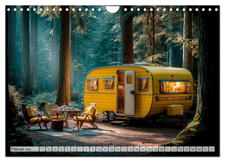 Produktbild: Caravanesque (Wandkalender 2026 DIN A4 quer), CALVENDO Monatskalender