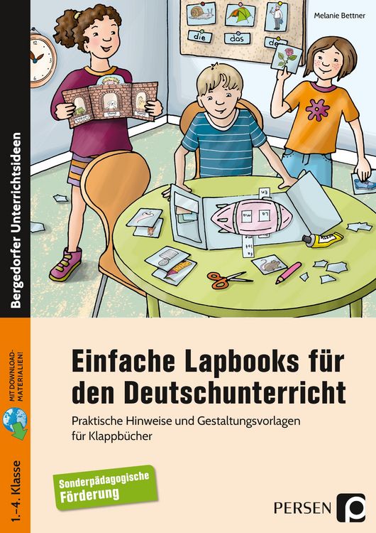 Produktbild: Einfache Lapbooks f&uuml;r den Deutschunterricht