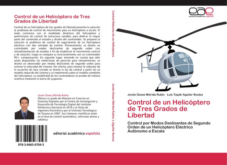 Produktbild: Control de un Helic&oacute;ptero de Tres Grados de Libertad