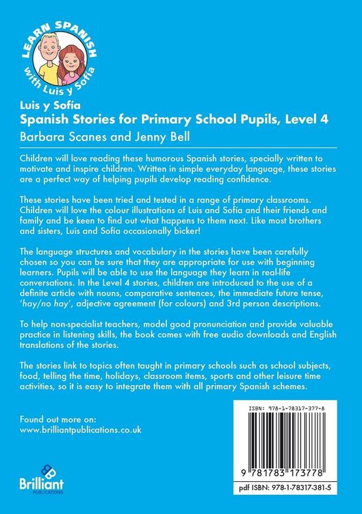 Produktbild: Luis y Sof&iacute;a Spanish Stories for Primary School Pupils, Level 4