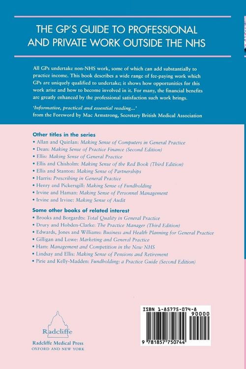 Produktbild: GPs Guide to Professional and Private Work Outside the NHS