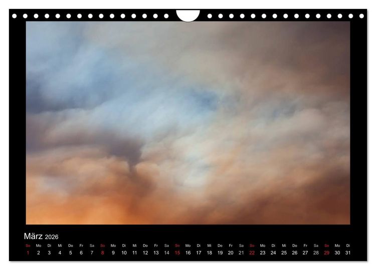 Produktbild: Wolkenbilder (Wandkalender 2026 DIN A4 quer), CALVENDO Monatskalender